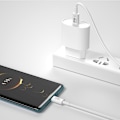 Miniatyrbillede 3 af 3: XO Ladekabel - PD 60w - USB-C / USB-C - 2m - Android og iPhone White