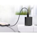 Miniatyrbillede 10 af 11: Mobillader / Hurtiglader med 4 stik - QC3 Black