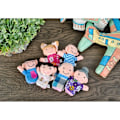 Miniatyrbillede 5 af 6: Set med 6 Fingerdockor  Famlij Tema Multicolor