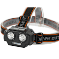 Pikkukuva 1 / 7: Ladattava otsalamppu 2 x XHP30 ja 3 x SMD LEDillä Black
