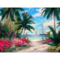 Miniatyrbillede 1 af 5: Diamond Painting / Diamantmålning - 30x40cm  Paradis Multicolor