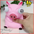 Pikkukuva 4 / 4: Popping Out Eyes Squeeze - Puristuslelu - Fidget-lelu - Possu Pink