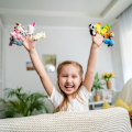 Miniatyrbillede 2 af 10: Set med 10 Fingerdockor  Djur Motiv Multicolor