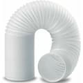 Retractable Flexible Hose for Portable Air Conditioners — Counter-Clockwise Threaded A/C Duct — Heat-Resistant Polypropylene Material — Highly Flexible