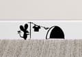 Mouse Hole Wall Decal Sticker Vinyl Decal Mouse Home Base