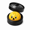 DOWMOO Black Steamer Basket Halloween Expression Bun Squeeze Toy - Soft, Fun, Slow Rising Material Yellow