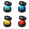 DOWMOO Black Steamer Basket Halloween Expression Bun Squeeze Toy - Soft, Fun, Slow Rising Material blue