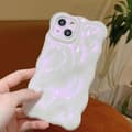 Case for iPhone 12 Pro, Cute Solid Color Wavy Shockproof TPU Bumper Phone Case