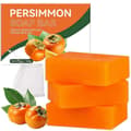 Persimmon Soap 3-pack for Body Odor Control, Natural Deodorizing and Moisturizing Organic Cleanser