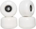 Skateboardhjul och kullagerset 54mm Skateboard Tips (Set om 4), Vit