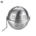 Miniatyrbillede 1 af 4: 2025 Seneste Model Rustfrit Stål Løst Te Filter Infuser Krydderier