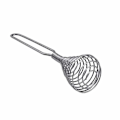 Miniatyrbillede 1 af 5: Praktisk manuel spiral æggepisker til køkkenet, bærbar pisker til mælkedrikke, kaffeshake, skummer, mixer, køkkenredskaber til bagning