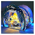 Miniatyrbild 2 av 3: DIY husdocka miniatyr dockhus möbelkit med LED