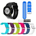 Miniatyrbilde 2 av 5: Myk Silikon Erstatning Klokkereim, Armbånd, Pustende Sportsreim for Garmin- Approach S4/s2 Vivoactive [LGL] White