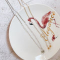Miniatyrbilde 2 av 5: Mote solbrillekjede imitert perle perlebesatt trendy dame 04 style gold