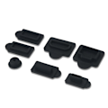 Miniatyrbild 4 av 5: 7 st silikondammpluggar set antidamm skydd dammtät plugg Kompatibel med ps5 tillbehör Red set