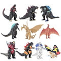 Pikkukuva 1 / 4: 10 KPL Godzilla Toimintahahmoleluja