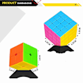 Miniatyrbillede 3 af 3: Cube Bundle 2x2 3x3 4x4 5x5 Speed Cube Sæt Mf2s Mf3s Mf4s Mf5s Pakke Sort Puslespil Legetøjs Gaveæske