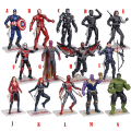 Miniatyrbild 3 av 4: Marvel Superhjälte Avengers Actionfigur Leksaker Docka Med Ställ För Barn Pojke Vuxen D