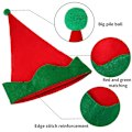 Miniatyrbild 2 av 5: Paket med 4 Röda Filt Tomtehattar Jul Tomte Tomtehattar Julhelg Party Kläder Gåvor Tonårsaccessoarer