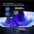 Miniatyrbilde 3 av 5: Smart TV Oppgradering, Quad-Core Prosessor Android Boks 2024 for Hjemmeunderholdning, Wi-Fi 6 Aktivert Strømmeenhet med 8K Dekoder og Bluetooth 5.0,