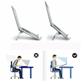 Miniatyrbillede 2 af 4: Foldbar Bærbar Laptop Stand