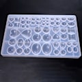 Miniatyrbillede 2 af 5: Silikone Resin Støbeforme Sæt Krystal Epoxy Støbeform DIY Håndlavede Smykker Krystal Patch Støbeform Tids Gem Patch Vedhæng Silikone Støbeform