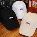 Miniatyrbilde 2 av 5: Baseballcaps S-tussy1 Brodert Hatt Menn Kvinner Justerbar Stropp Strapback Hatt White