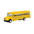 Miniatyrbild 1 av 2: Mini drag tillbaka glidande skolbuss i legering, simuleringsbilmodell