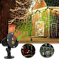Miniatyrbild 2 av 5: Jul LED Projektor Utomhus Landskap Scen Jul Lampa EU Plug