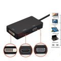 Pikkukuva 1 / 3: Mini Displayport Thunderbolt Uros-uros-sovitin DVI-D HDMI VGA:lle 4k 1080p