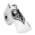 pc Putter Cover Kompatibel med Bladputters - Golf Putter Cover Vit