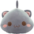 Miniatyrbild 3 av 5: Mjukdjur Kattunge Mjuk Anime Katt Plysch Kudde gray 50cm