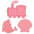 Miniatyrbild 1 av 5: 3-pack Push Pop Bubble Fidget Sensoriska Leksaker