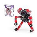 Miniatyrbild 1 av 5: Vriden och Deformerad Robot Rolig Fidget Spinner Sensorisk Leksak Red