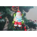 Miniatyrbild 2 av 4: Julgransprydnader: Sortiment av jultomtar, munblåsta glasornament för julgranen SET1