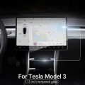 Miniatyrbillede 4 af 5: Model3 Tesla bilskærm klar hærdet glas til Tesla Model 3 2021 tilbehør skærmbeskytter Tesla Model Y Model S X tre 15 inch  frosted