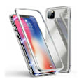 Pikkukuva 1 / 3: Apple 11 Pro Max magneettinen karkaistu lasi suojakotelo valkoinen