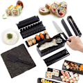 Miniatyrbillede 3 af 5: Hjemmelavet Sushi Fremstillingssæt, 11 stk. DIY Køkken Sushi Forme Sushi T