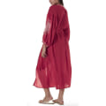 Miniatyrbild 4 av 4: Broderad Kaftan för Kvinnor Strandkläder Knappar Solskydd Bikiniöverdrag