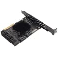Miniatyrbild 5 av 7: [LCS]SATA-kort 8 portar stöder hot-swap-systemdisk PCIE till SATA 3.0-expansionskort med kort partition för Windows för Linux