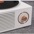 Pikkukuva 5 / 5: Bluetooth-langaton kaiutin, retro vinyylilevy CD-tyylinen soitin. White