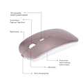 Pikkukuva 1 / 4: Bluetooth 4.0 ja 2.4G langaton Dual Mode hiljainen Ladattava