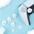 Miniatyrbild 4 av 4: Kattfot tumgrepp för PS5 PS4 NS Pro-kontroller gamepad skydd skal joystick tumspak fodral för Playstation 5 tillbehör Ghost ps5 ns pro
