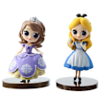 Miniatyrbillede 4 af 4: 8 stk. Prinsesse Sopia Snehvide med base Børne Dukke Model C