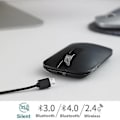 Pikkukuva 4 / 5: Langaton hiiri Bluetooth 3 laitetta (musta)