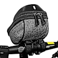 Miniatyrbillede 3 af 4: 6,3 tommer Touch Screen Cykeltasker, hovedrørs telefonholder til cykel, vandtæt MTB cykeltelefontaske Red