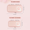 Miniatyrbillede 3 af 4: Sød kattepote opbevaringstaske til Nintendo Switch taske bærbar opbevaringsetui hårdt etui til Nintend Switch Lite taske konsolcover Green 1 for switch