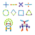 Pikkukuva 3 / 4: Imulelut lapsille - imukuppilelut 33pcs