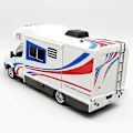 Miniatyrbild 3 av 4: 1:32 Fordons RV Husvagn Husbilslegering Bilmodell
